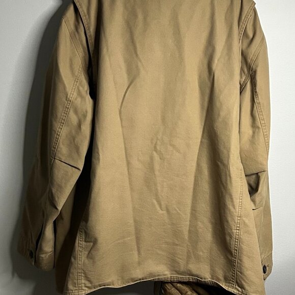 ORVIS Canvas Barn Jacket Men’s XL Color:Brown With Quilted Lining - Picture 2 of 8